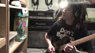 As I Lay Dying Anodyne Sea Guitar Cover New Peavey 5150 [upl. by Thurber]