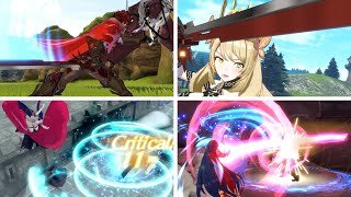 Fire Emblem Engage  Unique Class Critical Hit Animations [upl. by Nerb97]