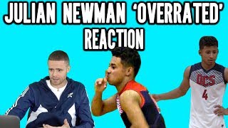 The Professor Reacts to Julian Newman Overrated Game [upl. by Aon]