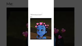 Cute krishna🩵🦚🪈krishna kanha shorts shortsfeed viralshorts trendingshorts cute love status [upl. by Justen572]