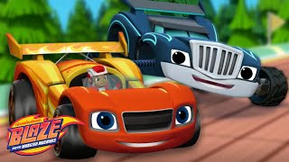 Blaze and the Monster Machines Transform into RACE CARS 🏎️💨 w AJ  Blaze and the Monster Machines [upl. by Marciano141]