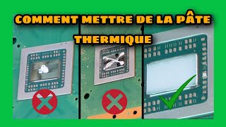 comment mettre de la pate thermique et a quoi elle sert [upl. by Hayyifas]