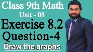 Class 9th Math Unit 8 Exercise 82 Question 4 9th Class Math Exercise 82 Q4 How to draw the graph [upl. by Howland912]