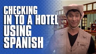 Spanish for Travel How to check in to a hotel using Spanish [upl. by Ydac]