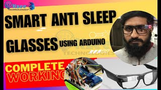 Smart Anti Sleep Glasses for Drivers using Arduinoarduino projects qkzeetech robotic smart [upl. by Coats]