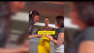 FULL VIDEO of rock paper scissors challenge yellow dress  Rock paper scissors full video viral [upl. by Edeline]