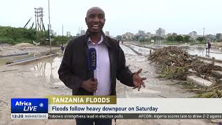 Floods ravage Tanzanian seaside city of Dar es Salaam leaving trail of destruction [upl. by Blisse]