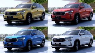 New 2024 SKODA KODIAQ  COLOURS [upl. by Nylasoj96]