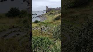 DUNURE CASTLE film set of OUTLANDER vanlifeing nature travel vanlifeexplorers [upl. by Frederic]