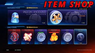 Unveiling Todays Rocket League Item Shop KRACKLE ROCKET BOOST [upl. by Osman]