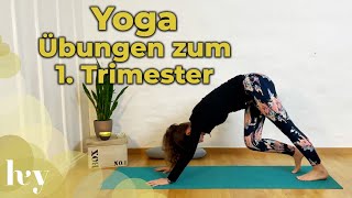 Yoga für das erste Trimester  Schwangerschaftsyoga  sanft [upl. by Sumedocin]