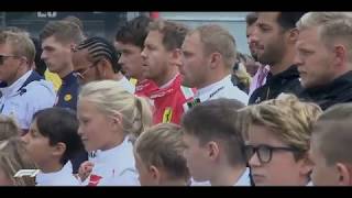 F1 Spa 2019  Anthoine Hubert death tribute amp minute silence  Norris interview  Live 60FPS [upl. by Kreit234]