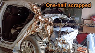 From Wreck to Resurrection Extraordinary Accident Car Restoration a Horrible Recycling Story [upl. by Cohla]