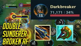 WILD RIFT OLAF BROKEN DOUBLE SUNDERER ITEM BUILD FOR 52 [upl. by Yendirb777]