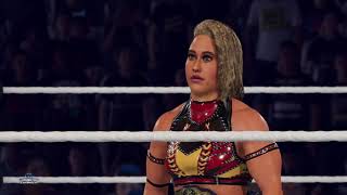 Tiffany Stratton vs Kelani Jordan vs Jordynne Grace  Womens United States Championship WWE 2K24 [upl. by Rosalyn169]