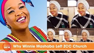 Why Winnie Mashaba Left ZCC Church [upl. by Rodama176]