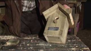 Making a Birdbox  Sustainable Somersetmov [upl. by Ihana770]