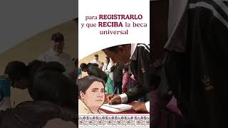 11 de noviembre inicia registro para beca alumnos de secundaria [upl. by Ellerrehc]