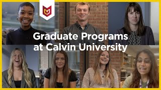 Graduate Programs at Calvin University  Masters Degrees Designed for You [upl. by Edac]