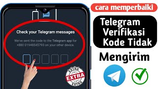 Cara Memperbaiki Telegram Tidak Mengirim Kode 2024  Masalah Kode Verifikasi Telegram [upl. by Eimilb170]