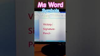 how to create a symbol in ms word [upl. by Sera461]