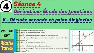 Dérivation  Etude des fonctions séance 4 2Bac sciences Dérivée seconde et point dinflexion [upl. by Margaux]