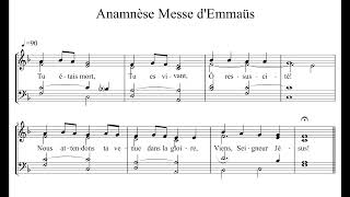 Anamnèse Messe dEmmaüs [upl. by Plerre167]