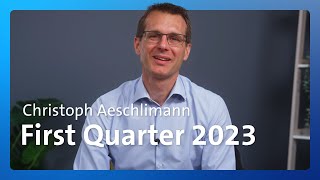 CEO Christoph Aeschlimann on results for Q1 2023 [upl. by Buyers429]