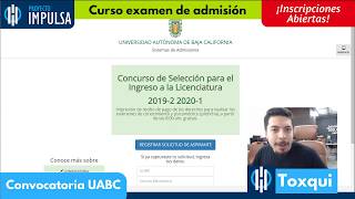 Así te registras a la UABC  Live en el sistema admisiones UABC Convocatoria UABC [upl. by Merchant]