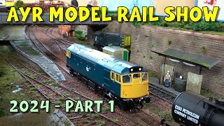 Ayr Model Rail Exhibition 2024 – Part 1 [upl. by Gnourt436]