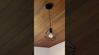 Instalando as luminárias aqui em casa 💡🖤 reformadecasa casa comprinhaspracasa [upl. by Matthew]