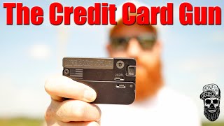 Life Card 22LR Credit Card Gun First Shots Wt PewView [upl. by Azmah]