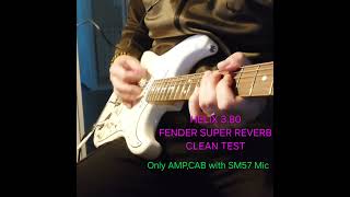 Helix 380 Fender Super Reverb Clean Test helix upgrade 380 fendersuperreverb ussuperrev [upl. by Ynattir]