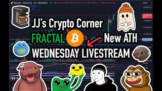 JJs Crypto Corner  Wednesday Livestream  Election Results are in and our bags are pumped [upl. by Effie986]