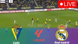 🔴Cádiz vs Real Madrid EN VIVO  LA LIGA ESPAÑOLA Extendida Highlights Partido Completo [upl. by Cathy369]