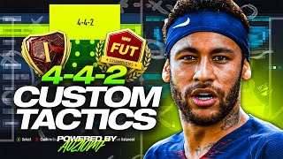 THE BEST 442 CUSTOM TACTICS IN FIFA 22 🔥 442 CUSTOM TACTICS  FIFA 22 Ultimate Team [upl. by Jemmie456]