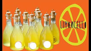 LIMONCINO LIMONCELLO 🍋 FATTO IN CASA Ricetta Facile [upl. by Kalvn700]