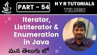 P54  Iterator ListIterator amp Enumeration in Java  Collections  Core Java  Java Programming [upl. by Sirdi]