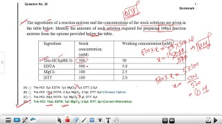 DBT BITP 2023 Question Paper Discussion Part 1  Hybridoma Technology  Stock Working Calculation [upl. by Napas]