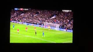 Ramires goal vs Man Utd  Capital One Cup 2012 [upl. by Dnomso]