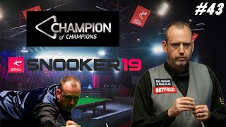 Snooker 19  Carrière avec Mark Williams  12 Finale Champion of Champions 43 [upl. by Katusha328]