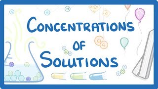 GCSE Chemistry  How to Calculate Concentration in grams per decimetre cubed 30 [upl. by Ahsiat26]