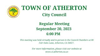 City Council Meeting  September 20 2023 Part 2 [upl. by Genna]