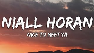 Niall Horan  Nice To Meet Ya Lyrics [upl. by Magdaia]