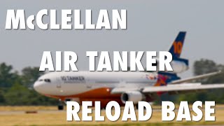 Air Tanker Activity at McClellan Reload Base [upl. by Etienne]