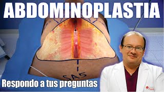 ABDOMINOPLASTÍA TODAS las RESPUESTAS 👙 Todo sobre Lipoabdominoplastía ❤️ Dr ALBERTO CALVO QUROZ [upl. by Prebo462]