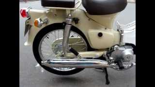 1967 Honda Cub C50 rebuilt in Cream [upl. by Jessamine809]