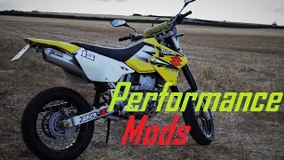 SUZUKI DRZ400 PERFORMANCE POWER UPGRADES amp MODS [upl. by Fondea]