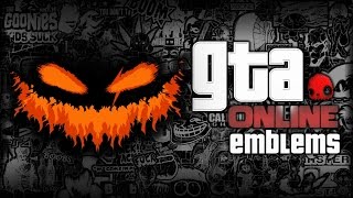 GTA V  Jack O Lantern  Custom Crew Emblem Tutorial  Grand Theft Auto 5  Screetch2009 [upl. by Abbot544]