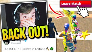 Why Mongraal IMMEDIATELY Backed Out after Finding FNCS Pickaxe in Pregame Lobby [upl. by Prowel]